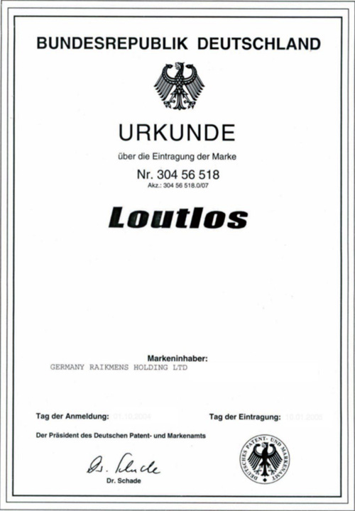 商標(biāo)注冊證